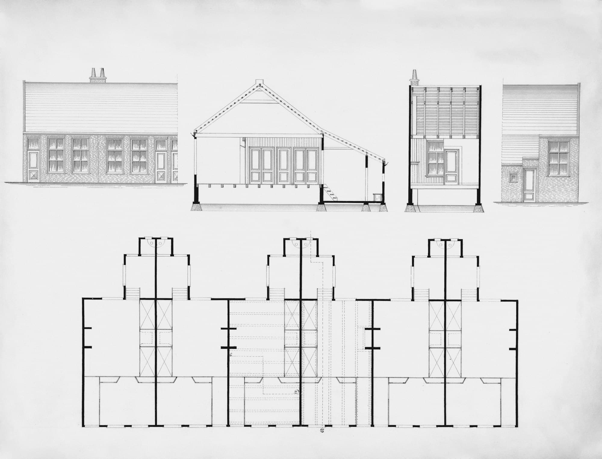 Architectural drawings and floor plans