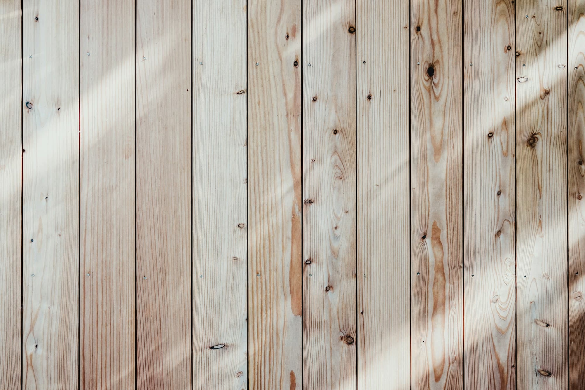Natural timber cladding detail